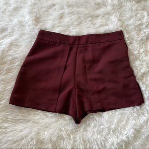 Forever 21 Maroon Red Shorts